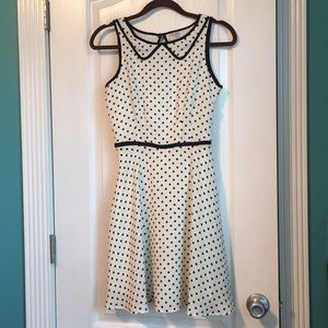 Lauren Conrad Polka Dot Fit and Flare Sz 2